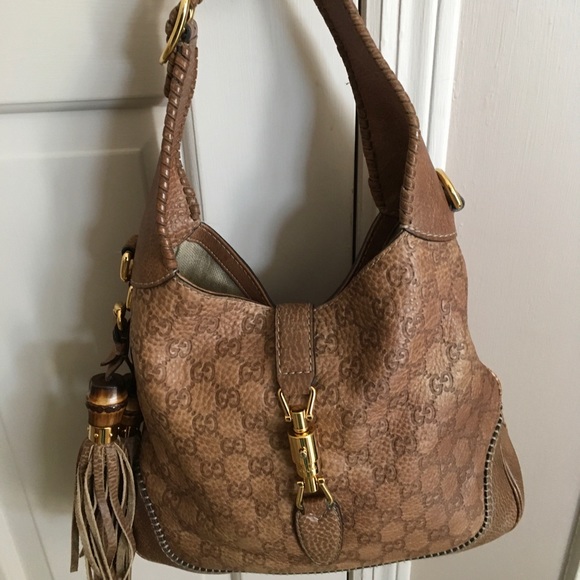 Gucci Bags Gucci Brown Leather Jackie Kennedy Bag Poshmark